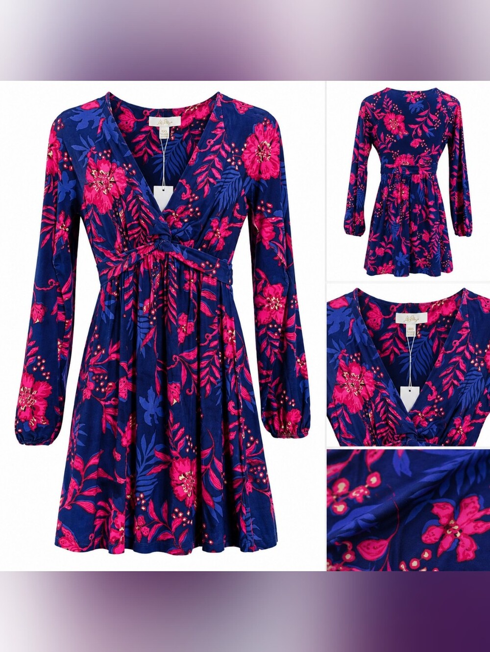 Lilly Pulitzer Loralei Skirted Romper XXS Never Ending Summer Floral NWT.